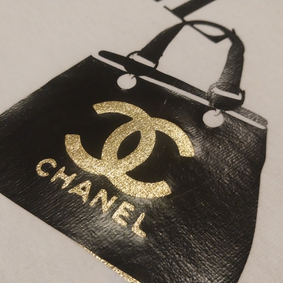 "The bags under my eyes are Chanel" SHIRT ONLY - Picture 2 of 4